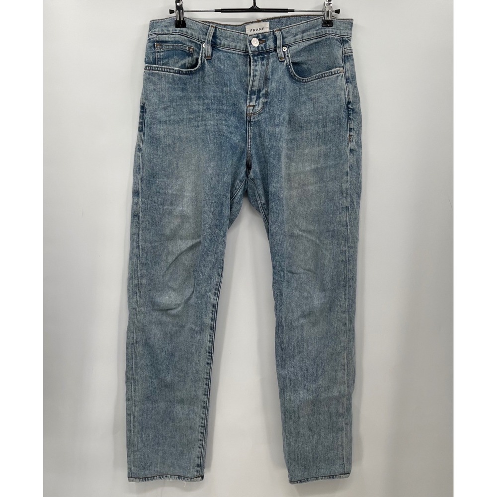 FRAME LHomme Athletic Jeans Light Wash Denim Size 33